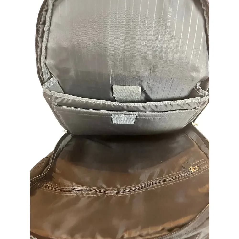 Black ECO STYLE Laptop Backpack